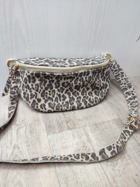 Banane en cuir leopard BANLLEO2