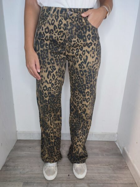 Jeans wide leopard PLACE DU JOUR 98650 21